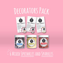 Load image into Gallery viewer, Decorators Pack - 6 Mixed Sprinkles and Sparkles